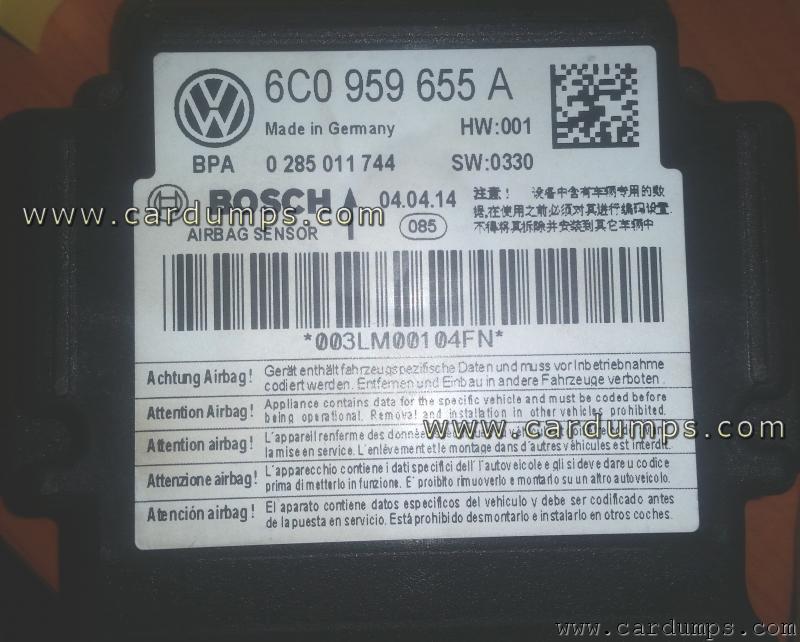 Volkswagen Polo airbag 95640 6C0 959 655 A Bosch 0 285 011 744