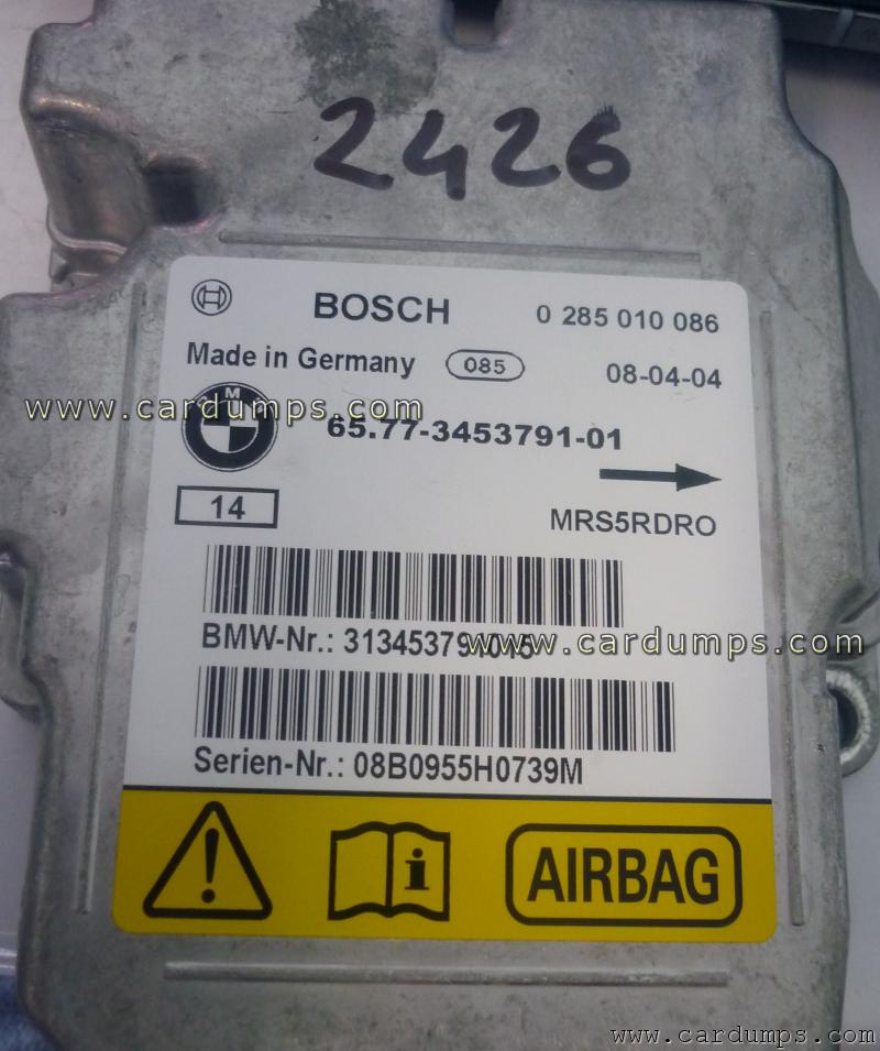 BMW E83 airbag 95128 65.77-3453791-01 Bosch 0 285 010 086
