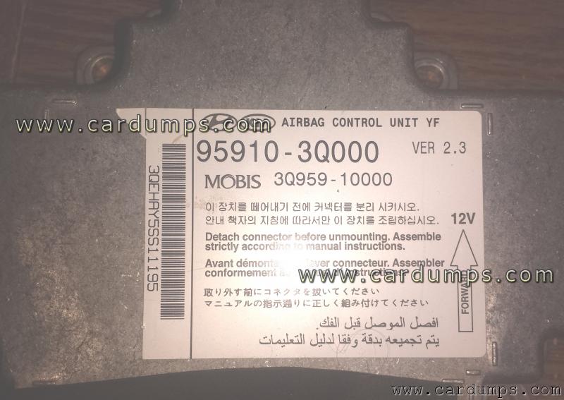 Hyundai Sonata 2011 airbag 95256 95910-3Q000 Mobis 3Q959-10000