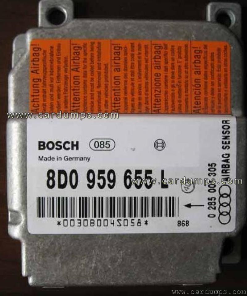 Audi A4 airbag 68HC11K4 8D0 959 655 L Bosch 0 285 001 305