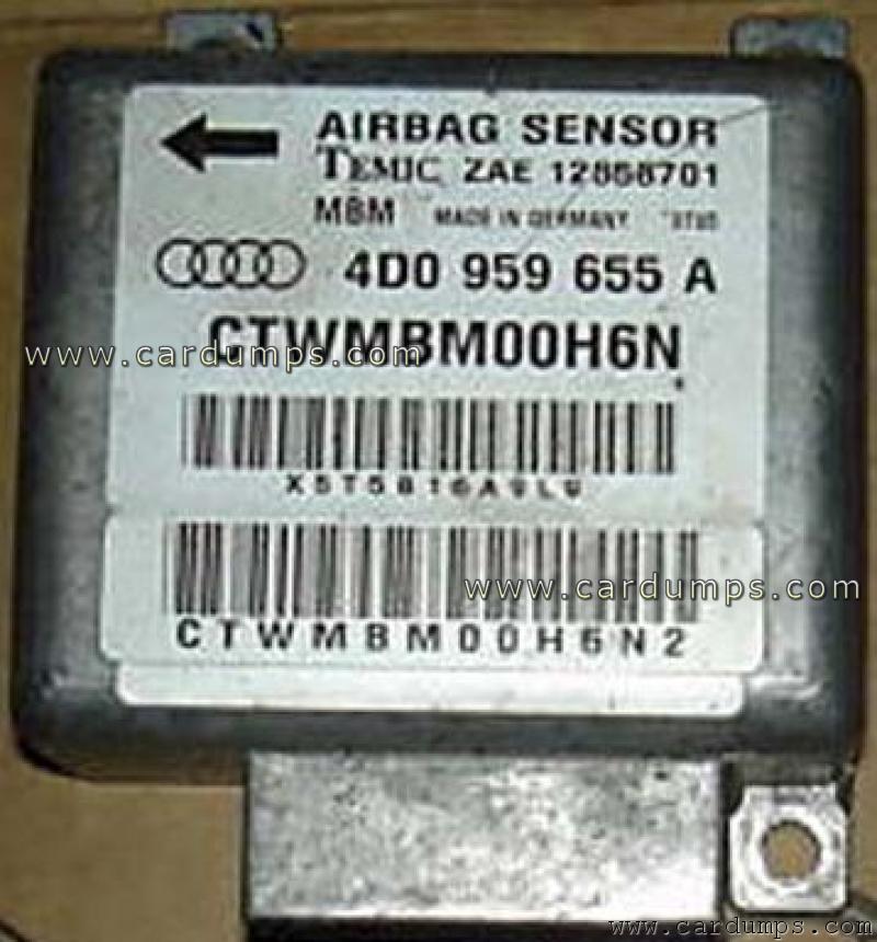 Audi A8 airbag 68HC11E9 4D0 959 655 A Temic