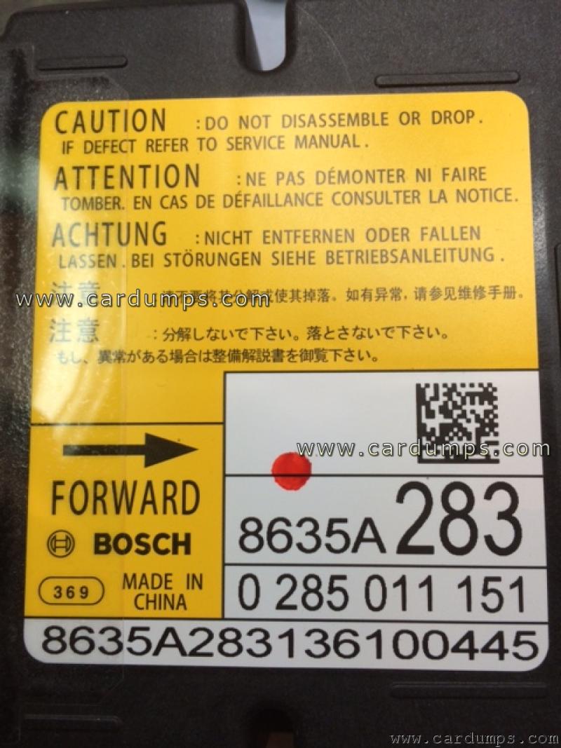 Mitsubishi Outlander airbag 95128 8635A283 Bosch 0 285 011 151