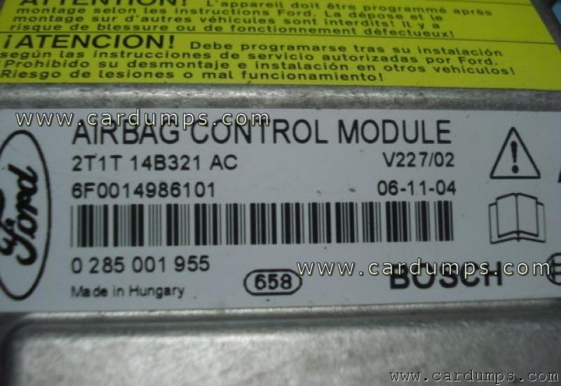 Ford Transit airbag MC68HC912BE32 2T1T 14B321 AC Bosch 0 285 001 955