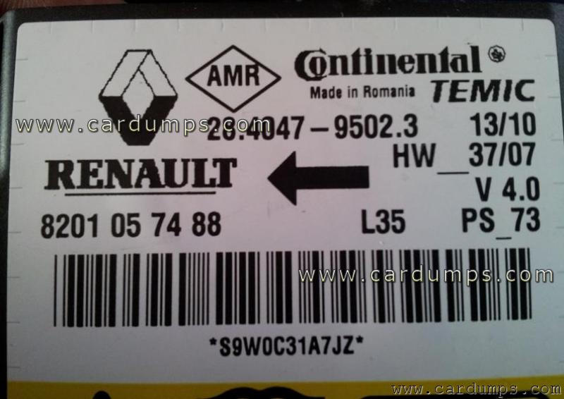 Renault Symbol airbag 95160 8201 057 488 Continental 28404795023