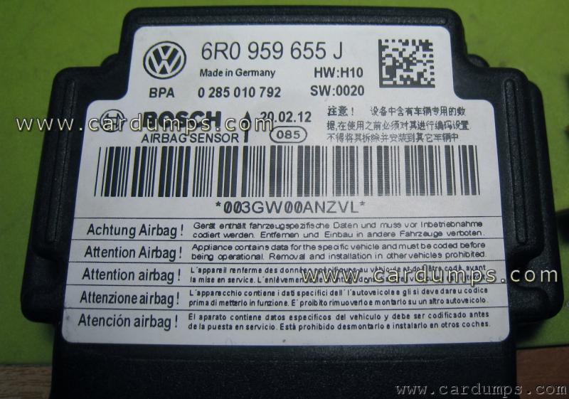 Volkswagen Polo airbag 95320 6R0 959 655 J Bosch 0 285 010 792