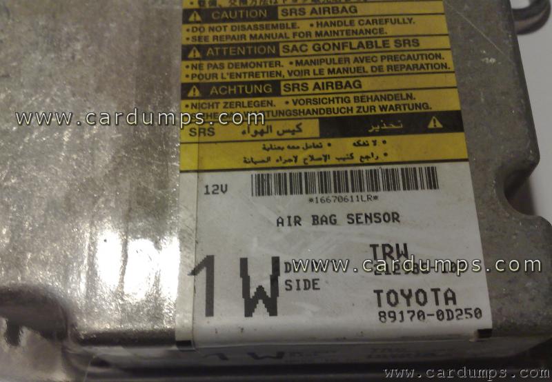 Toyota Yaris airbag 25040 89170-0D250 TRW 212986-107