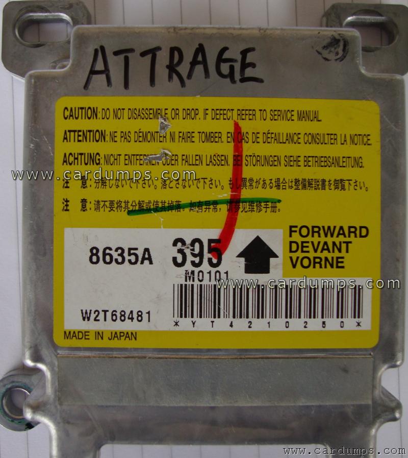 Mitsubishi Attrage airbag 25160 8635A395 W2T68481