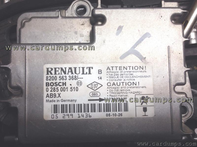 Renault Clio airbag 95160 8200 563 368 Bosch 0 285 001 510