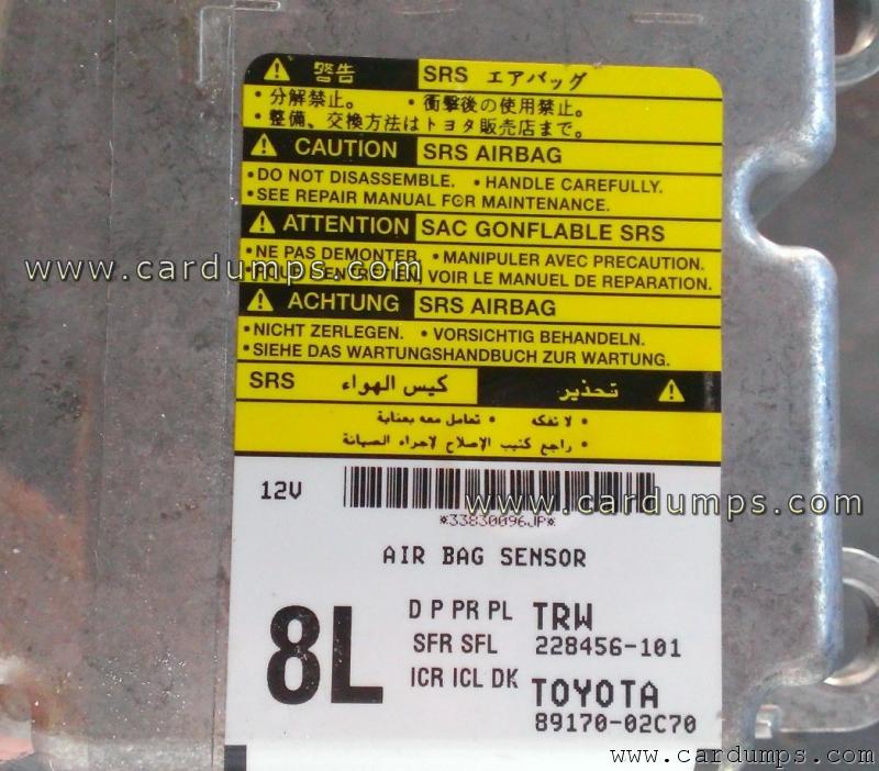 Toyota Corolla 2013 airbag 95160 89170-02C70 TRW 228456-101