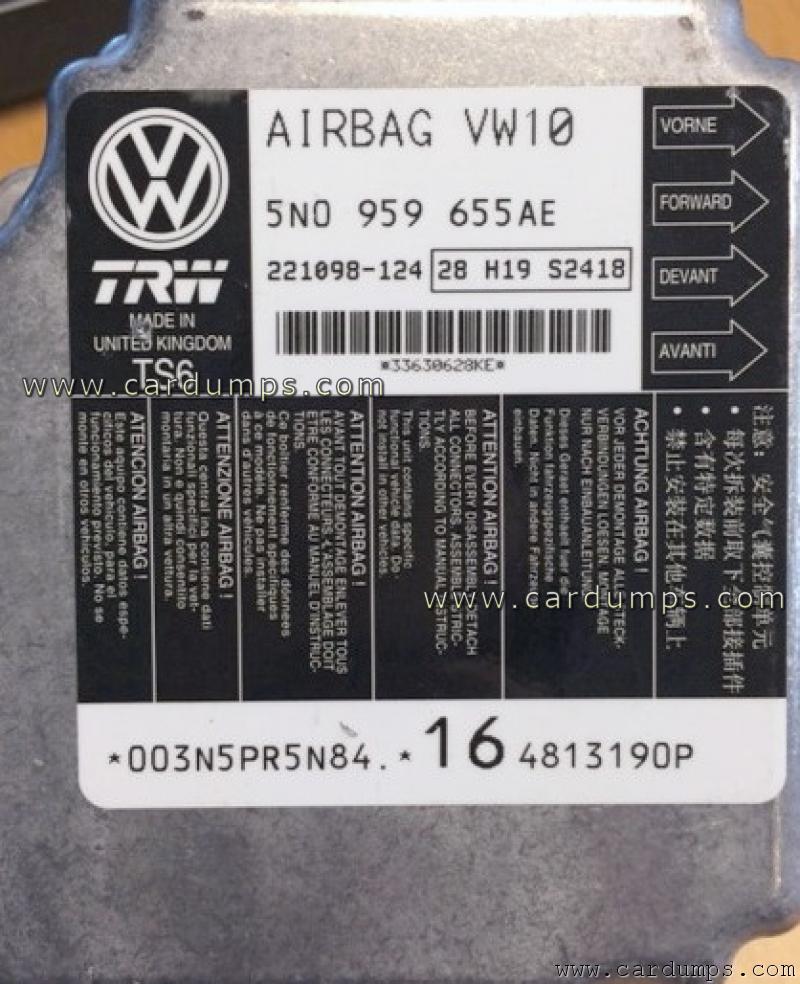 Volkswagen Passat airbag 95640 5N0 959 655 AE TRW 221098-124
