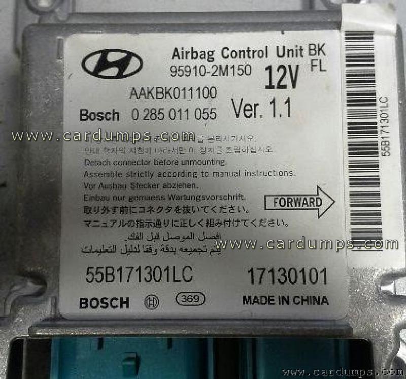 Hyundai Genesis Coupe airbag 95640 95910-2M150 AAKBK011100 Bosch 0 285 011 055