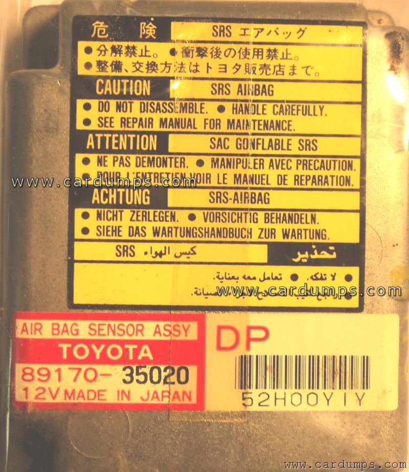Toyota 4Runner 1997 airbag 24c01 89170-35020