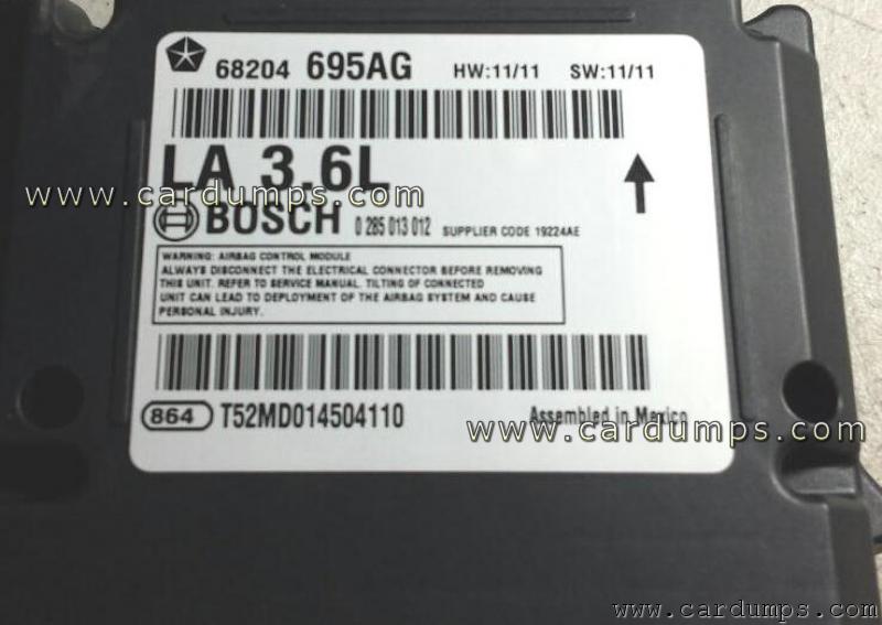 Dodge Challenger 2015 airbag 95128 68204695AG Bosch 0 285 013 012