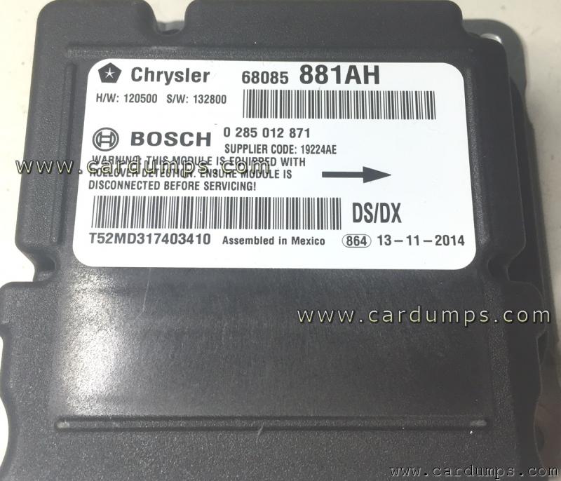 Dodge RAM 2015 airbag 95256 68085881AH Bosch 0 285 012 871