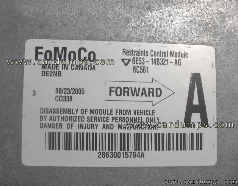 Ford Fusion airbag 95160 6E53-14B321-AG