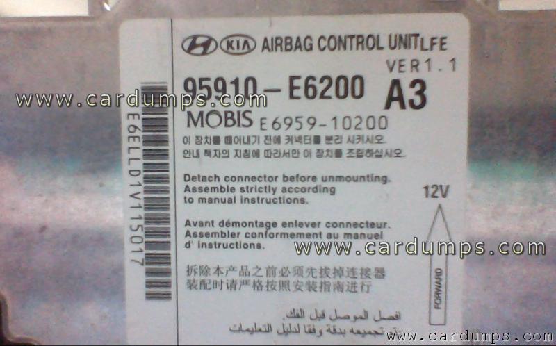 Hyundai Sonata airbag 95256 95910-E6200 Mobis E6959-10200