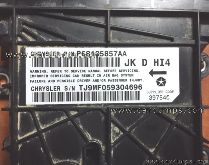 Jeep Wrangler 2013 airbag 25256 P68185857AA