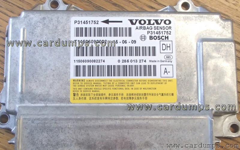 Volvo XC60 airbag 95128 P31451752 Bosch 0 285 013 274