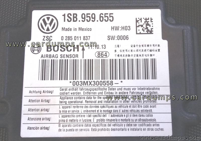 Volkswagen UP 2015 airbag 95320 1SB 959 655 Bosch 0 285 011 837