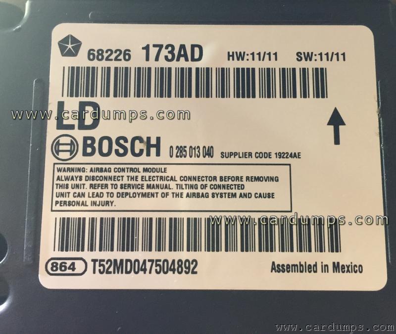 Dodge Charger airbag 95128 68226173AD Bosch 0 285 013 040