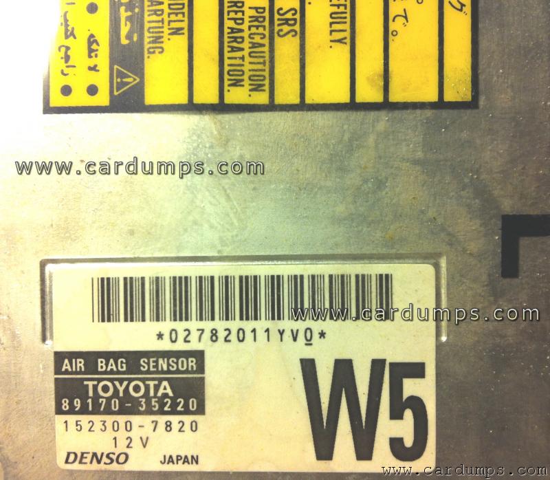 Toyota 4Runner airbag 93c66 89170-35220 Denso 152300-7820