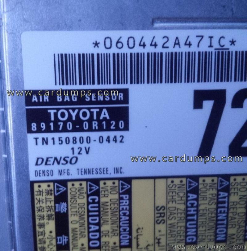 Toyota Rav 4 airbag 93c86 89170-0R120 Denso 150800-0442