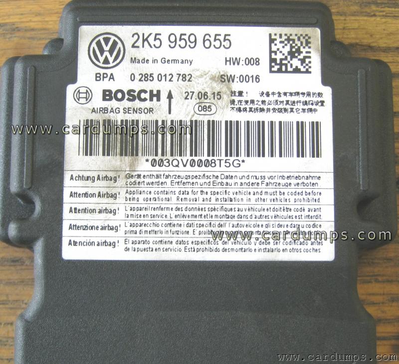 Volkswagen Caddy airbag 95640 2K5 959 655 Bosch 0 285 012 782