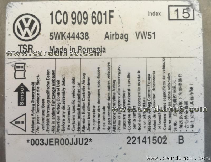 Volkswagen Polo 2014 airbag 68HC08AZ32 1C0 909 601F 5WK44438