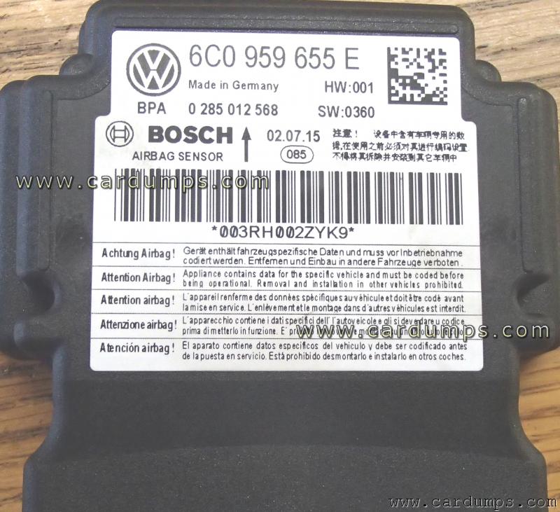 Volkswagen Polo airbag 95640 6C0 959 655 E Bosch 0 285 012 568