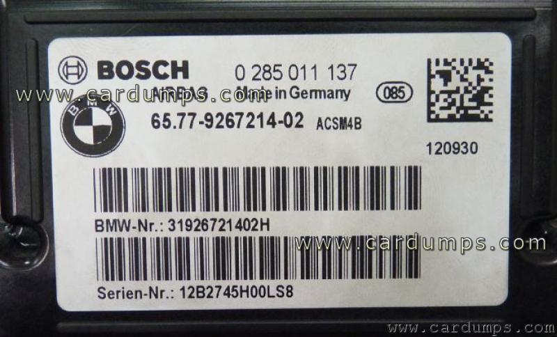 BMW F20 2013 airbag 95128 65.77-9267214-02 Bosch 0 285 011 137