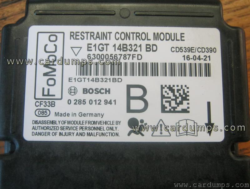 Ford Galaxy airbag 95640 E1GT 14B321 BD Bosch 0 285 012 941