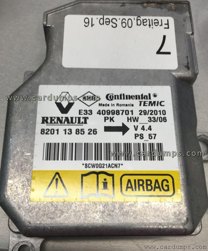Renault Twingo airbag 95160 8201 13 85 26 Continental