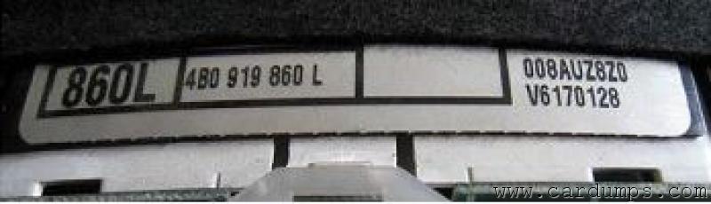 Audi A6 1997 dash 93c56 4B0 919 860 L