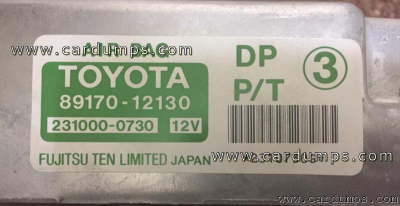 Toyota Corolla airbag 24c01a 89170-12130 Fujitsu Ten 231000-0730