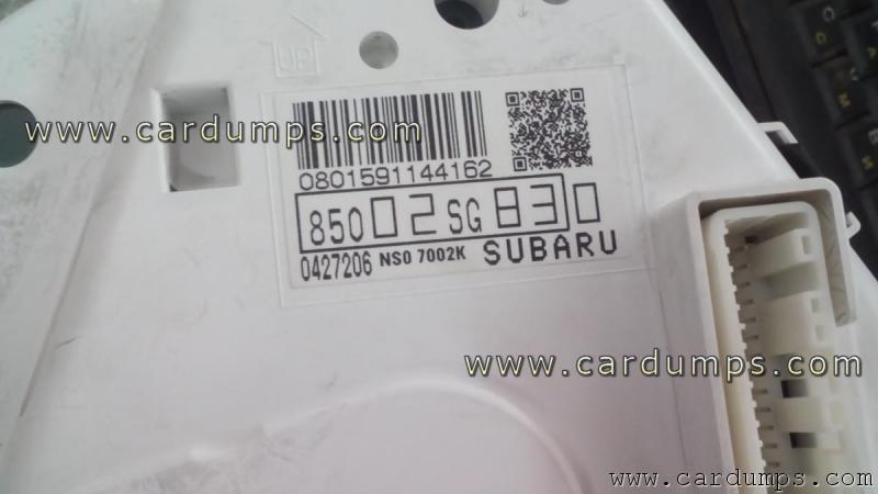 Subaru Forester 2014 dash 93c76 85002SG 830