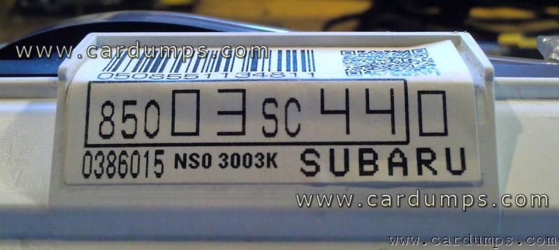 Subaru Forester 2011 dash 93с76 85003SC 440