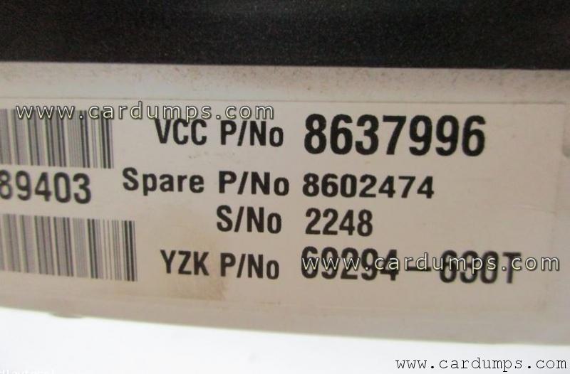 Volvo V70 2002 dash 912DG128A 69294-630T