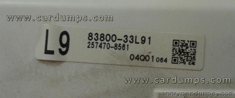Toyota Camry 2013 dash 93С66 83800-33L91