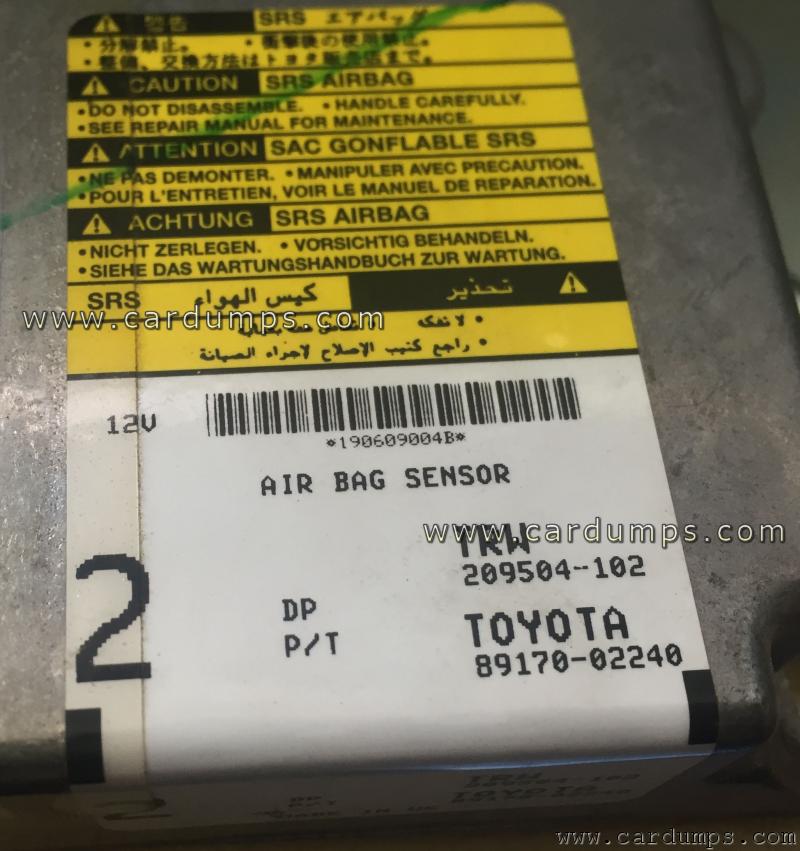 Toyota Corolla airbag 25040 89170-02240 TRW 209504-102