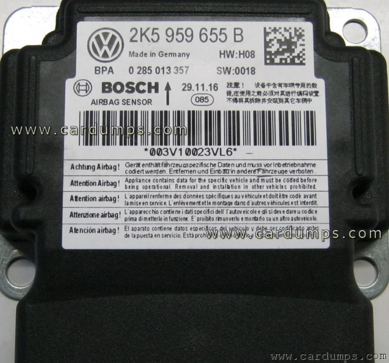 Volkswagen Caddy airbag 95320 2K5 959 655 B Bosch 0 285 013 357