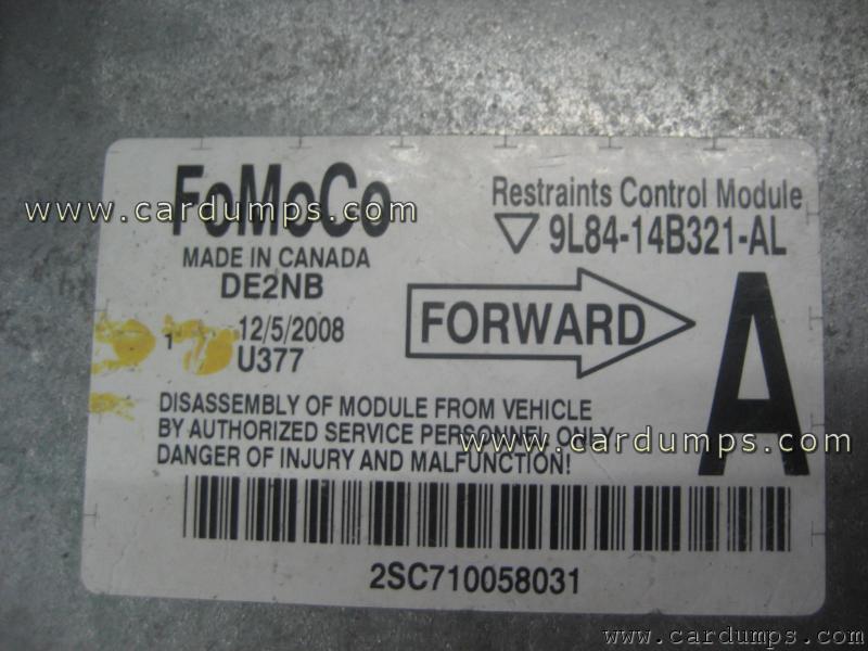 Ford Escape 2009 airbag MAC7242 9L84-14B321-AL