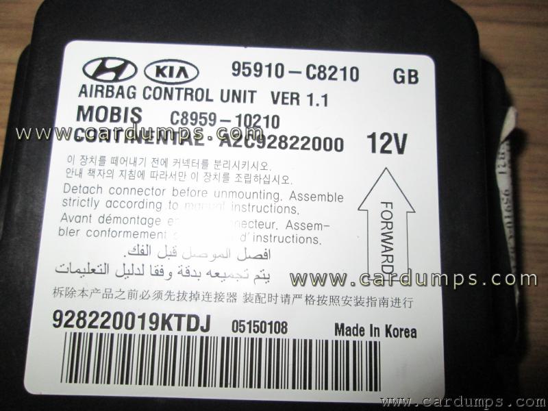 Hyundai i20 airbag SPC560 95910-C8210