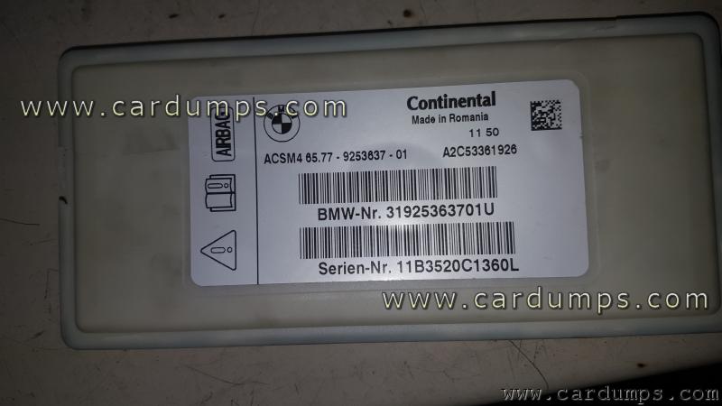 BMW F10 airbag MC9S12XET512VAL 65.77-9253637
