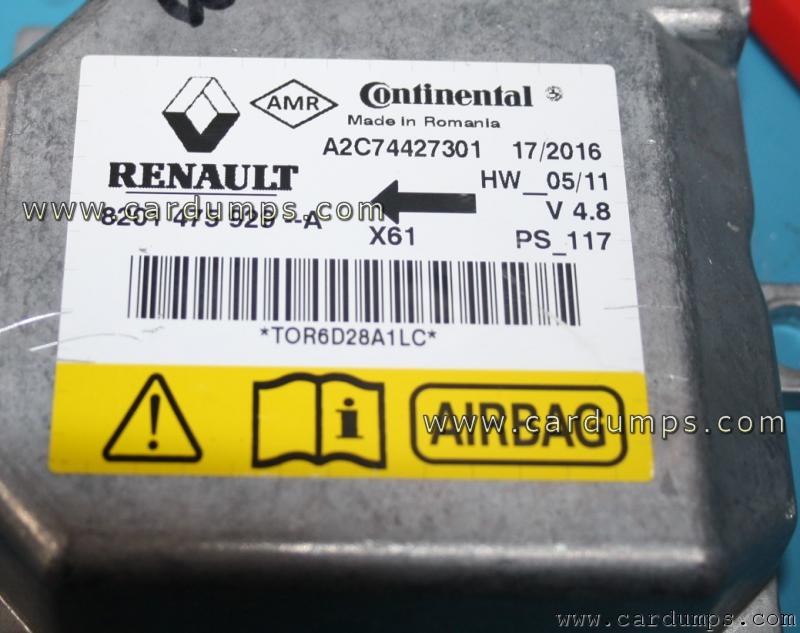 Renault Kangoo airbag 95160 8201 475 929