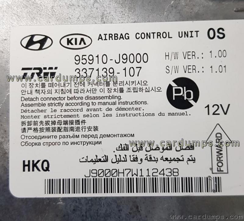 Hyundai Kona airbag 95256 95910-J9000