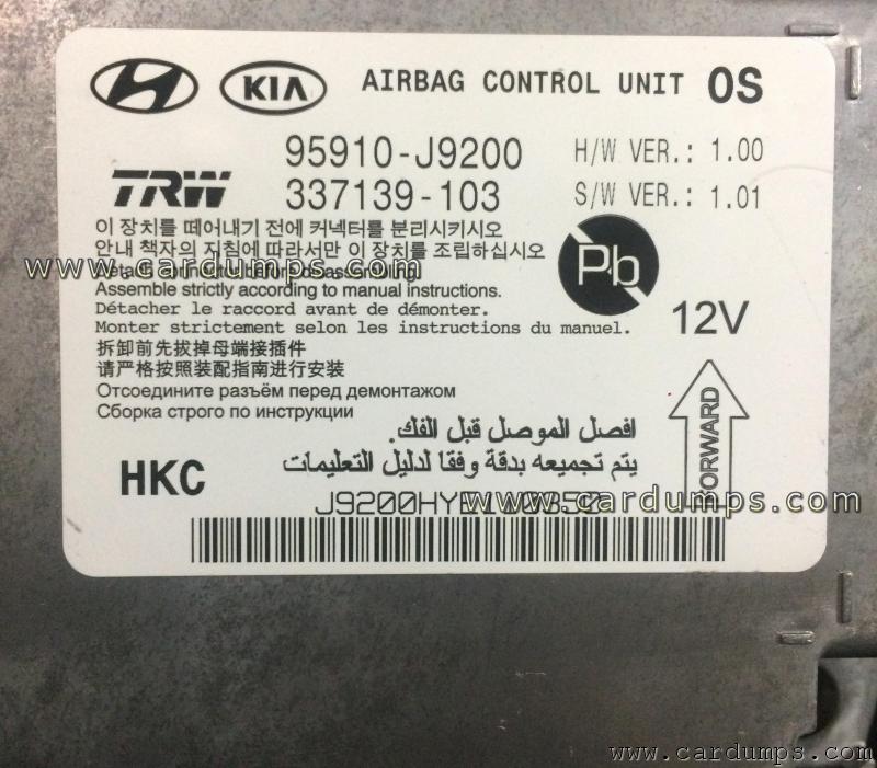 Hyundai Kona airbag 95256 95910-J9200