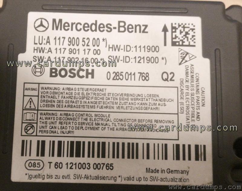 Mercedes W176 airbag 95256 A 117 900 52 00