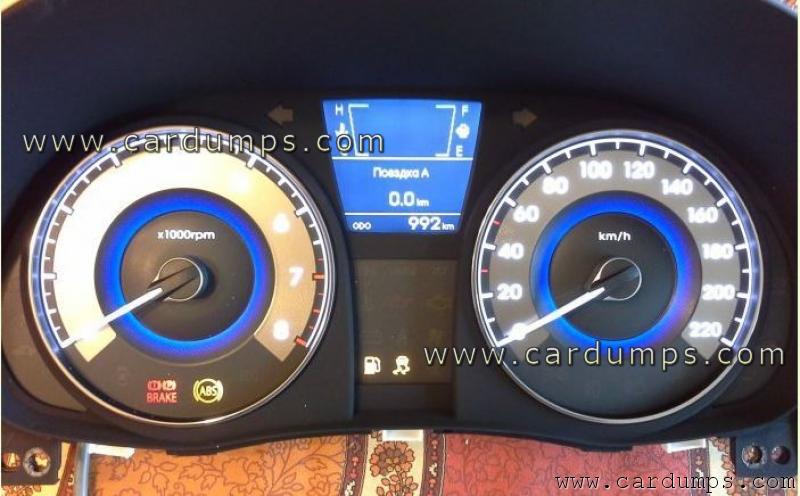 Hyundai Solaris 2011 dash 25c16 94013-4L200
